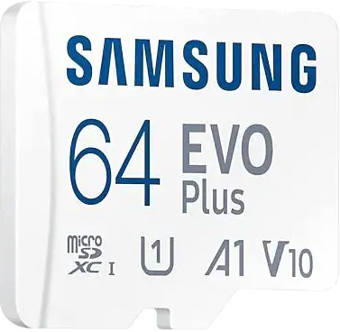 Карта памяти 64 Гб Micro SDXC Samsung EVO Plus Class 10 UHS-I [MB-MC64KA]
