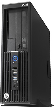 Компьютер HP Z230 SFF Xeon E3-1226v3 (3.3)/4Gb/500Gb 7.2k/HDGP4600/DVDRW/W7P/Kb+Mouse
