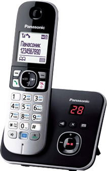 Телефон Panasonic KX-TG6821 чёрный