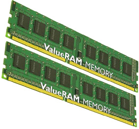 Набор памяти DDR-III DIMM 2*4096Mb DDR1333 Kingston [KVR13N9S8HK2/8]