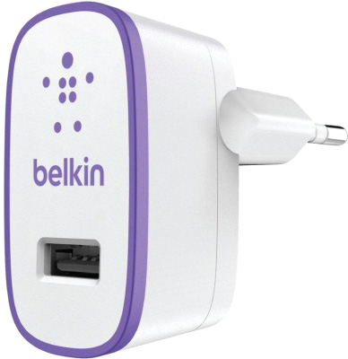 Зарядное устройство Belkin Mixit Charger 2.1A, фиолетовое [F8J052VFPUR]