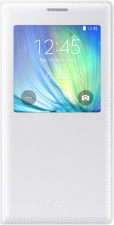 Чехол-книжка Samsung для Samsung Galaxy A700 S-View. белый (EF-CA700BWEGRU)