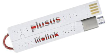 Складной кабель Micro-USB Plusus LifeLink, White