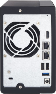 Сетевое хранилище QNAP TS-251+-8G Сетевой RAID-накопитель, 2 отсека для HDD, HDMI-порт. Intel Celeron J1900 2,