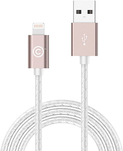 Кабель LAB.C Strap USB to Lightning, 1.8 м, Rose Gold [LABC-511-RG]