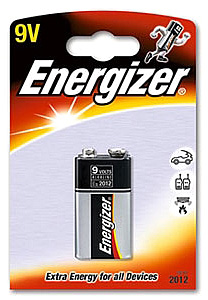 Элемент питания Крона Energizer 522 9V 6LR61 (1 шт в блистере)