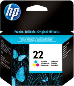 Картридж HP C9352A-E №22 (цветной)