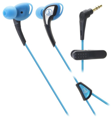 Наушники Audio-Technica ATH-SPORT2, голубые