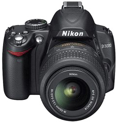 Цифровая фотокамера Nikon D3000 Kit (AF-S DX 18-55 мм f/3.5-5.6G VR)