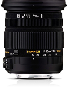 Объектив Sigma AF 17-50 мм f/2.8 EX DC OS HSM для Canon