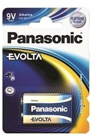Элемент питания Крона Panasonic EVOLTA 9V 6LR61 (1 шт в блистере)