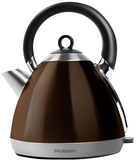 Чайник Rolsen RK-2712M 1.7л. коричневый (корпус: нержавеющая сталь)