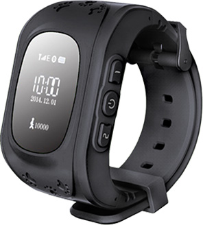 Детские часы-телефон с GPS-трекером "Кнопка жизни" K911, чёрные