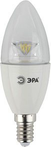 Лампа светодиодная ЭРА 7 (60) Вт, тёплый свет 2700 K [B35-7w-827-E14-Clear]