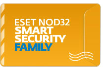 Антивирус ESET NOD32 Smart Security Family на 5ПК (Электронный ключ на 1 год)