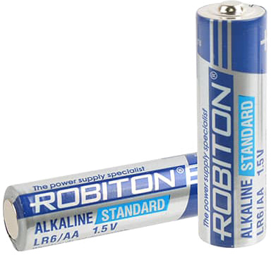 Элемент питания AA ROBITON STANDARD LR6 (40 шт. в упаковке) цена за 1 шт.