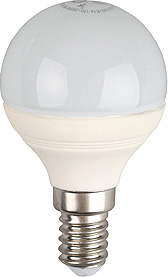 Лампа светодиодная ЭРА 5 (40) Вт, холодный свет 4000 K [P45-5w-842-E14]