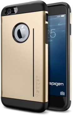 Чехол Spigen SGP Slim Armor S для iPhone 6/6S, Champagne Gold [SGP10961]