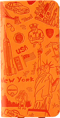Чехол-книжка для iPhone 6 Plus/6S Plus Ozaki O!coat Travel, New York [OC585NY]