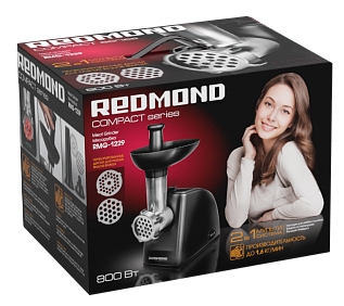 Мясорубка Redmond RMG-1229 черный
