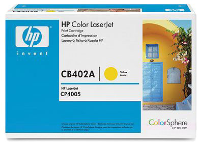 Картридж HP 642A CB402A желтый