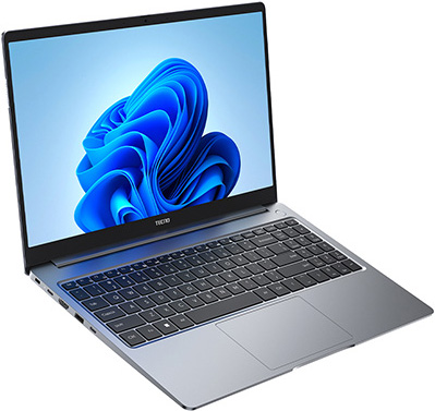 Ноутбук Tecno Megabook T1 15.6" FHD IPS R7-5800U/16/1000 SSD/WF/BT/Cam/W11 серый