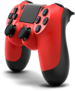 Контроллер Sony PS4 DualShock, красная лава