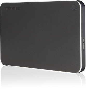 Внешний диск Toshiba USB 3.0 1000 ГБ HDTW110EBMAA Canvio Premium for Mac темно-серый