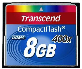 Карта памяти 8 Гб Compact Flash Transcend 400x [TS8GCF400]