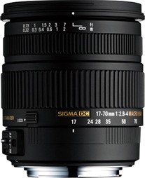 Объектив Sigma AF 17-70 мм f/2.8-4 DC OS HSM Macro для Nikon