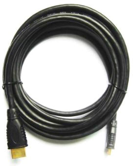 Кабель HDMI- mini HDMI, 1.8м, чёрный, зол.конт., экран