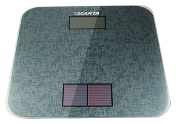 Весы напольные электронные MARTA MT-1663 металлик