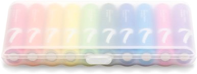 Комплект элементов питания AAA Xiaomi Rainbow (10 шт в пластиковом боксе)