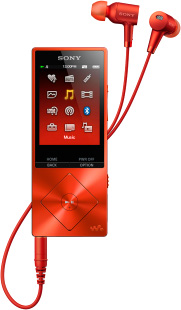 Цифровой аудиоплеер Sony NW-A25HN 16 Гб, красный