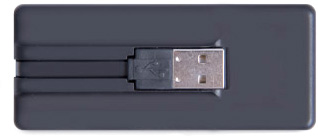 Концентратор USB2.0 Ginzzu GR-415UB, 7 портов, черный