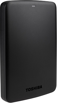 Внешний диск 2 ТБ Toshiba Canvio Basics USB 3.0, Black [HDTB320EK3CA]