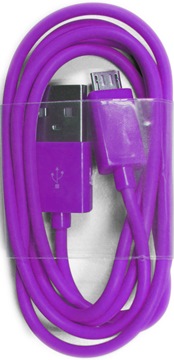 Кабель Micro-USB Zakka, 1 м, фиолетовый [ONN2-L6PL-001]