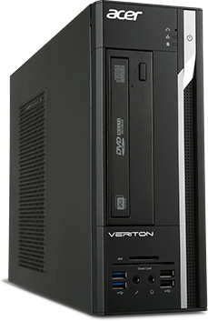 Компьютер Acer Veriton X2640G USFF i3 6100/4Gb/500Gb/HDG/DOS/Kb+Mouse