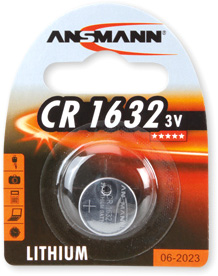 Элемент питания CR1632 ANSMANN (1 шт в блистере)