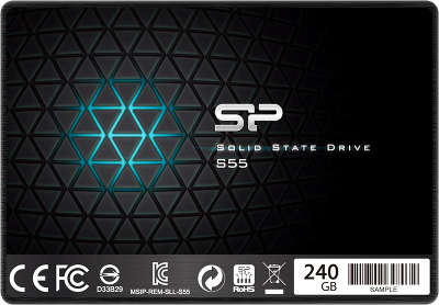 Твердотельный накопитель 2.5" SATA3 240Gb Silicon Power S55 [SP240GBSS3S55S25]