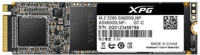 Твердотельный накопитель M.2 NVMe 1Tb ADATA XPG SX6000 Lite [ASX6000LNP-1TT-C] (SSD)