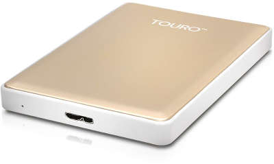 Внешний диск Hitachi USB 3.0 1000 ГБ HTOSEA10001BGB Touro S (7200 об/мин) 2.5" золотистый