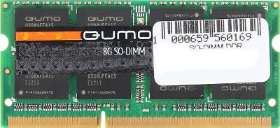Модуль памяти SO-DIMM DDR-III 8192 Mb DDR1600 QUMO (QUM3S-8G1600C11)