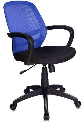 Кресло Бюрократ CH-499/Z2/TW-11 спинка сетка синий Z2 сиденье черный TW-11