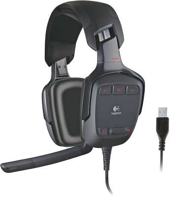 Гарнитура Logitech PC Headset G35 Gaming Surround Sound [981-000549]