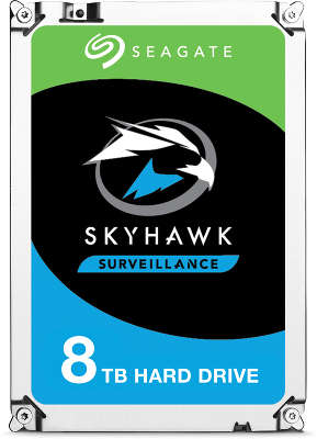 Жесткий диск SATA3 8Tb [ST8000VE0004] Seagate SkyHawkAI, 7200rpm, 256Mb