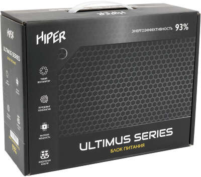 Блок питания 650Вт ATX HIPER HPB-650FMK2, 120 мм, 80 Plus Gold