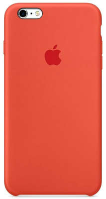 Силиконовый чехол для iPhone 6/6S, оранжевый [MKY62]