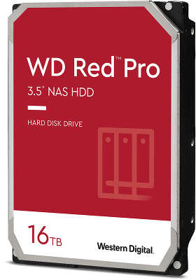 Жесткий диск SATA3 16Tb [WD161KFGX] (HDD) Western Digital Red Pro, 7200rpm