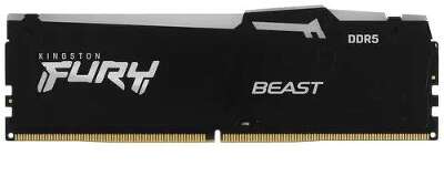Модуль памяти DDR5 DIMM 8Gb DDR6000 Kingston FURY Beast RGB EXPO (KF560C36BBEA-8)